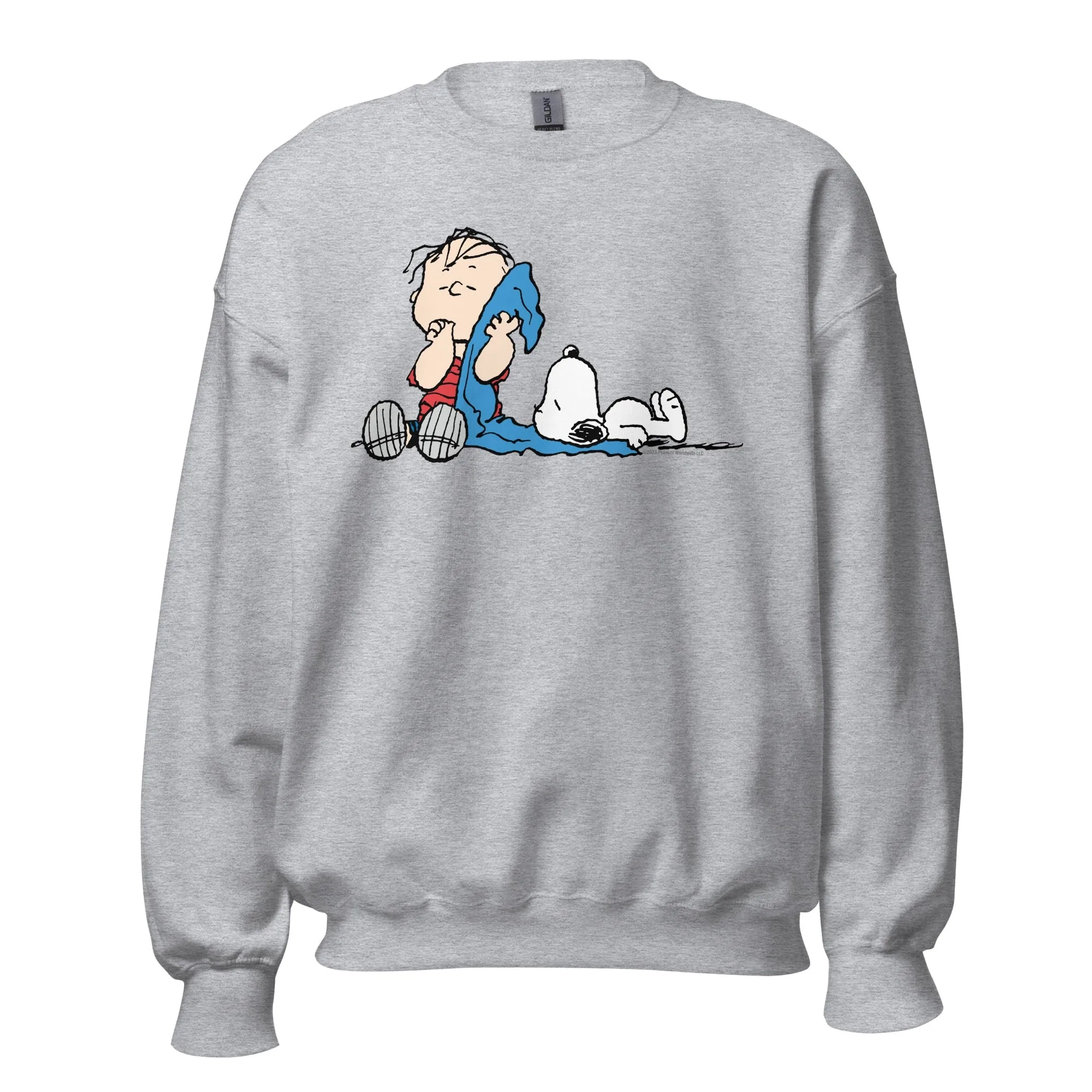 Linus & Snoopy Blanket Adult Sweatshirt