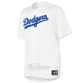 Los Angeles Dodgers Wordmark Replica MLB Baseball Jersey by Majestic - White