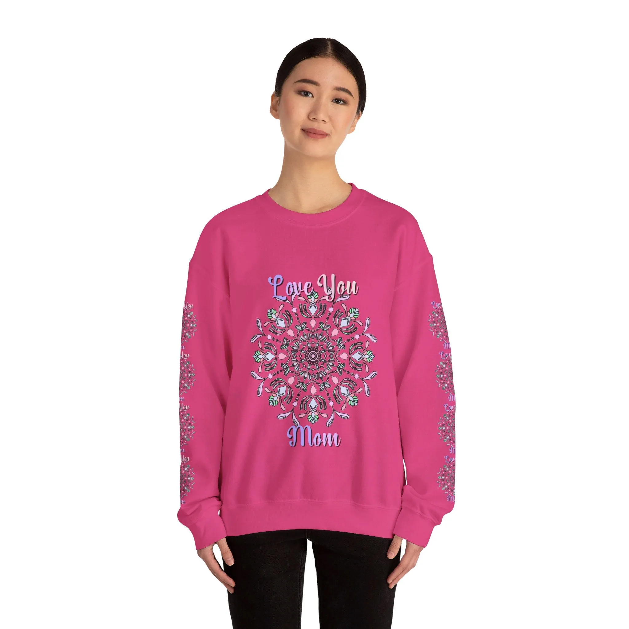 Love You Mom Mandala Sweatshirt