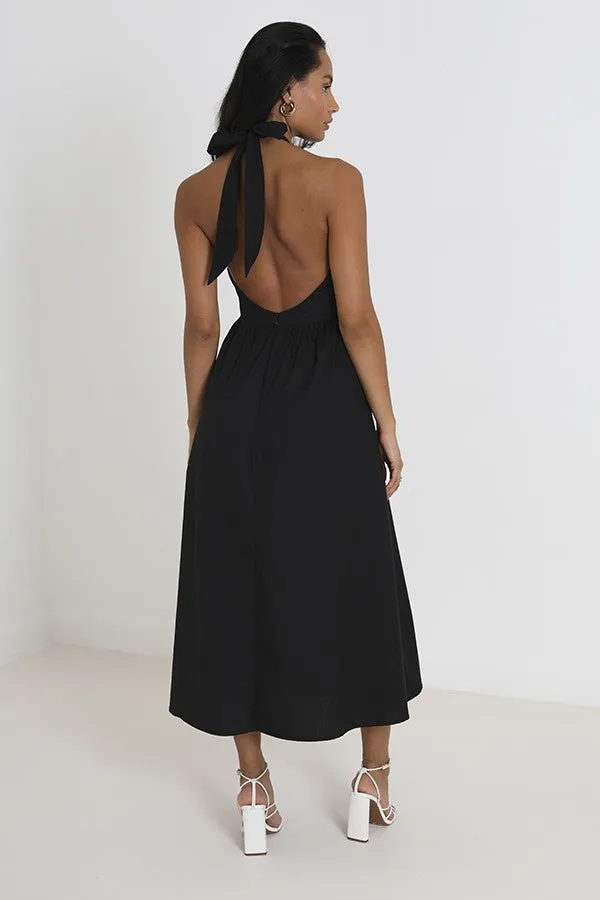 Maxi Dress | BLACK | BYY043