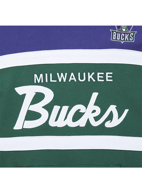 Mitchell & Ness HWC '93 Coach Vintage Milwaukee Bucks Hooded Sweatshirt