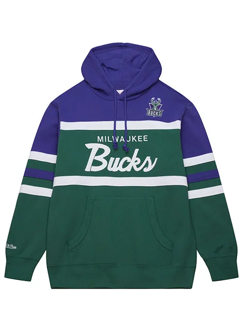 Mitchell & Ness HWC '93 Coach Vintage Milwaukee Bucks Hooded Sweatshirt