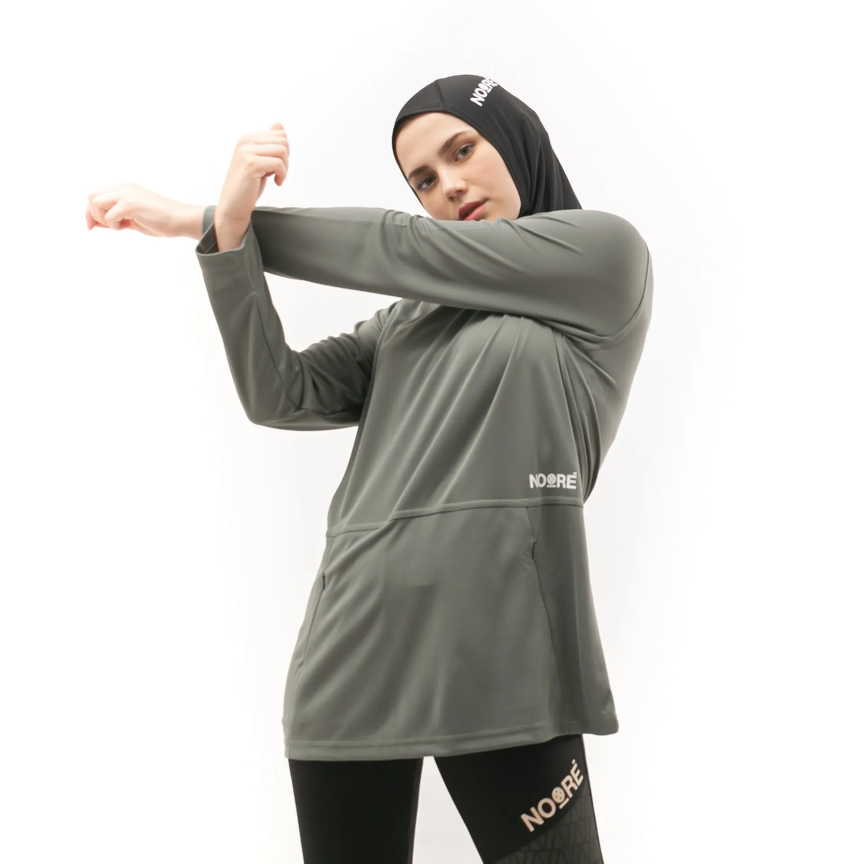 NOORE - Meriliane Tops - Dark Grey