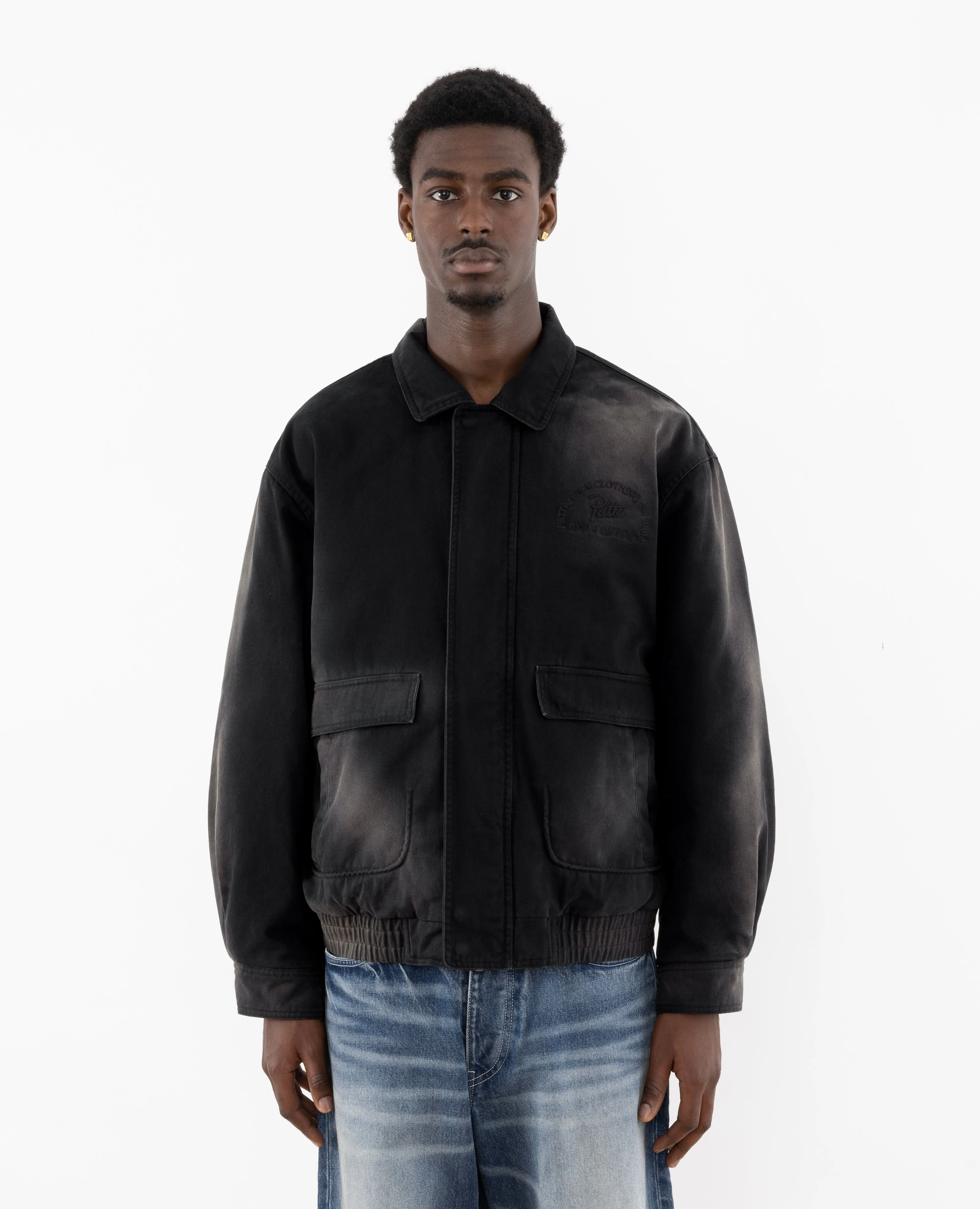 Patta Sun Bleached Jacket (Black)