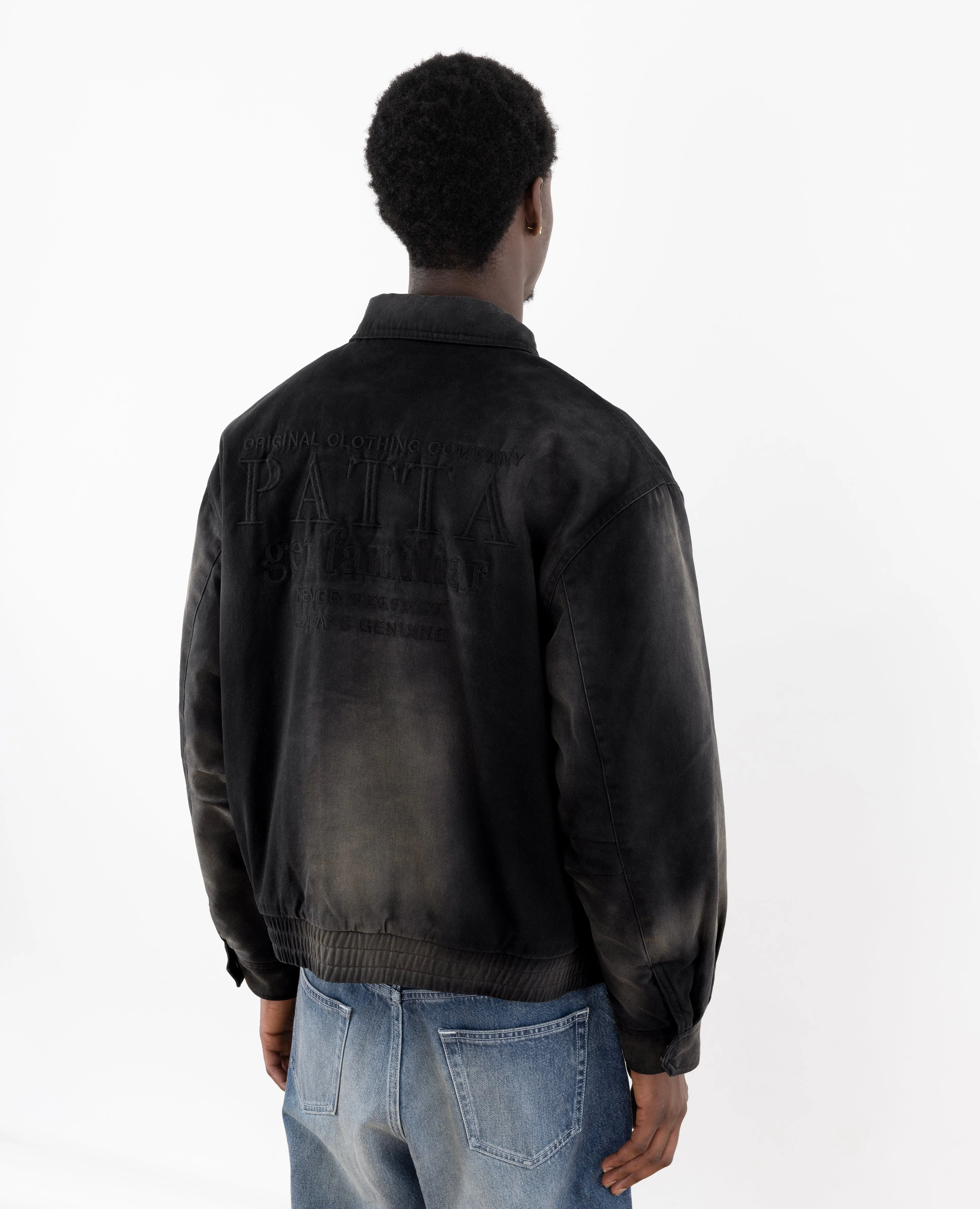 Patta Sun Bleached Jacket (Black)