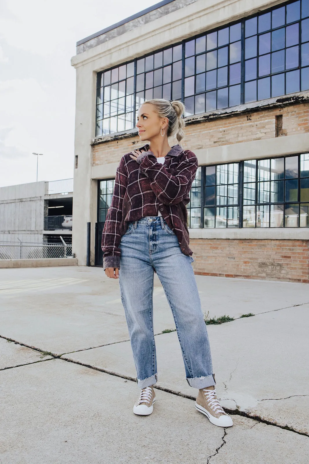 Paula Oversized Flannel Lux Collection