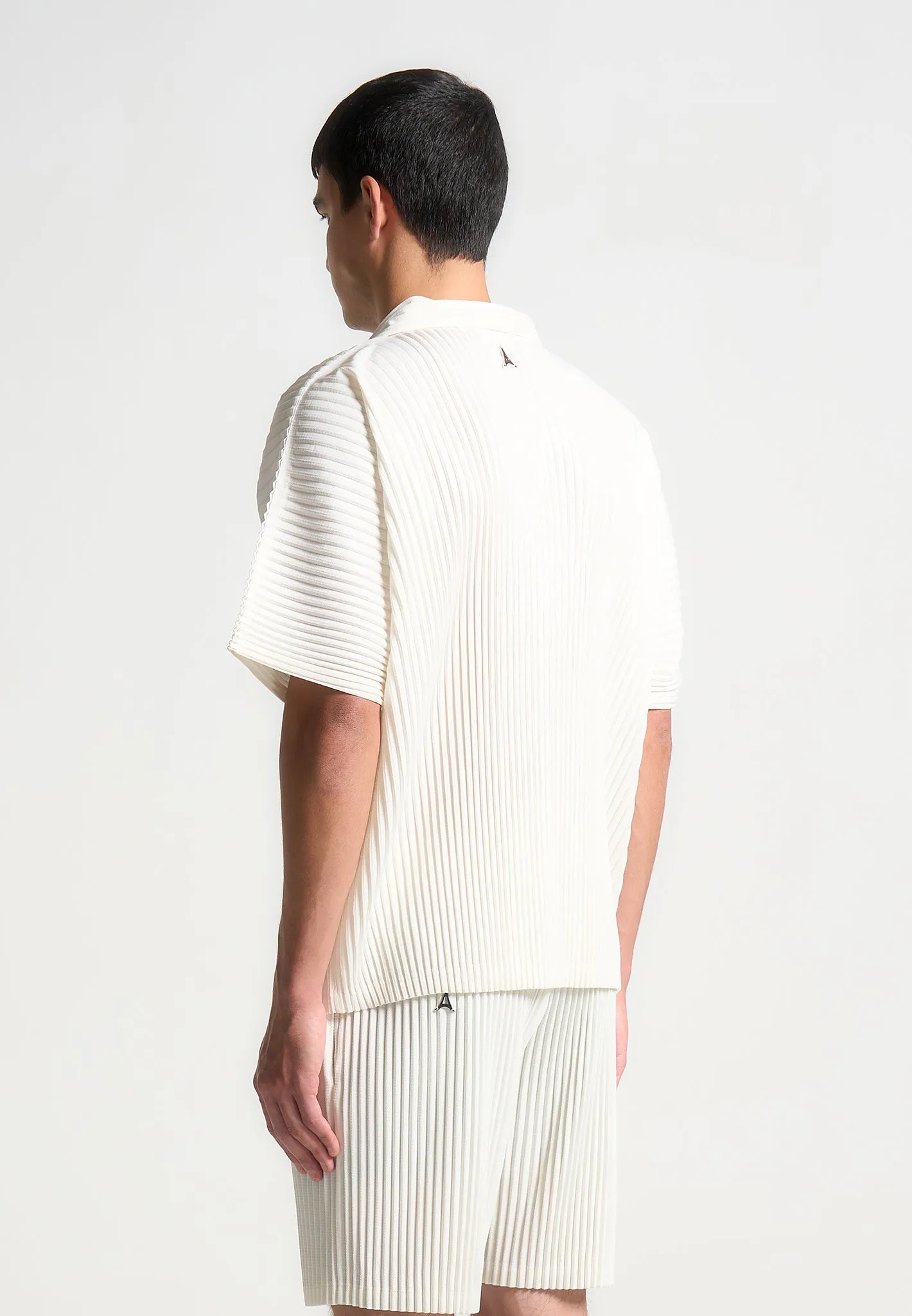 Pleated Shirt - Off White