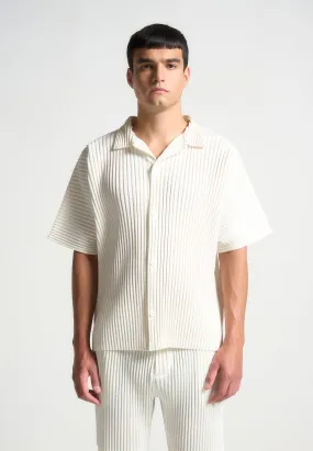 Pleated Shirt - Off White