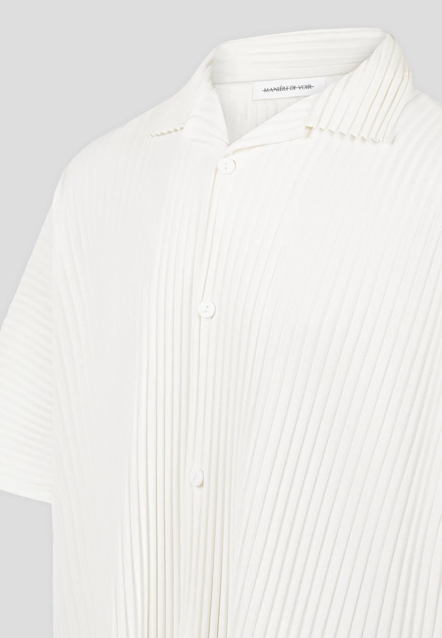 Pleated Shirt - Off White