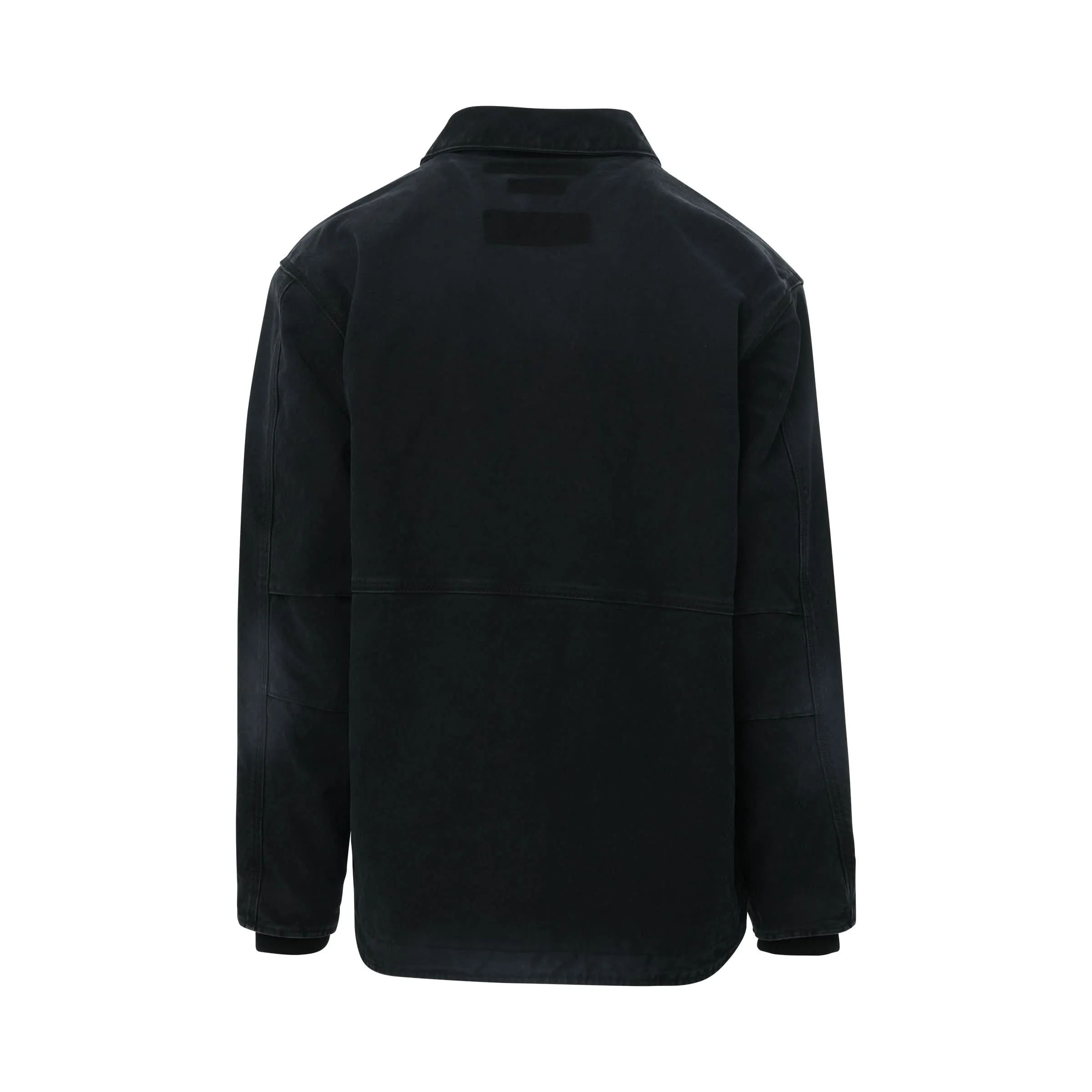 Reserve Canvas Zip Jacket in Black