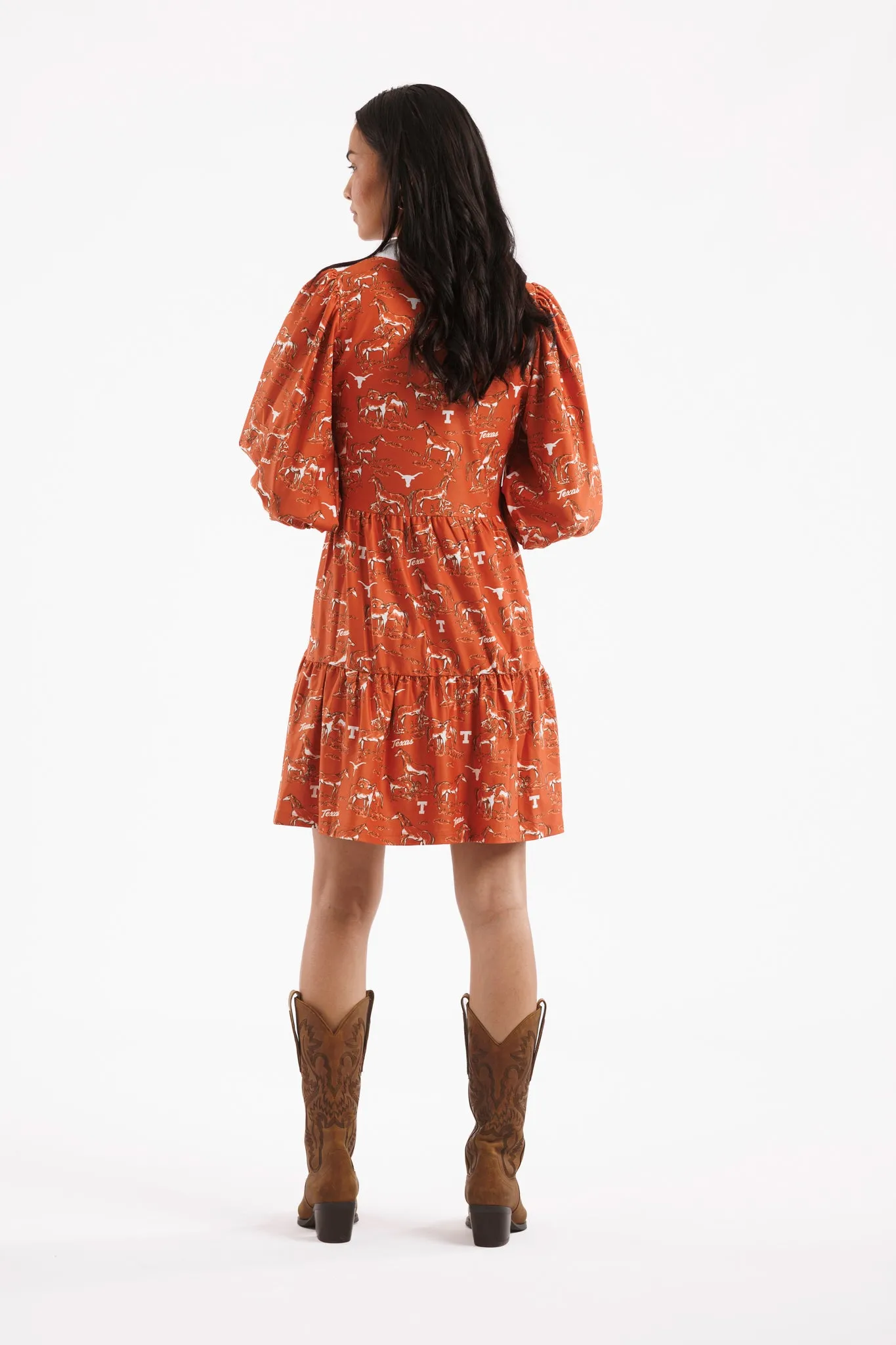 Tailgate Collection Tory Dress - Texas Horse Toile