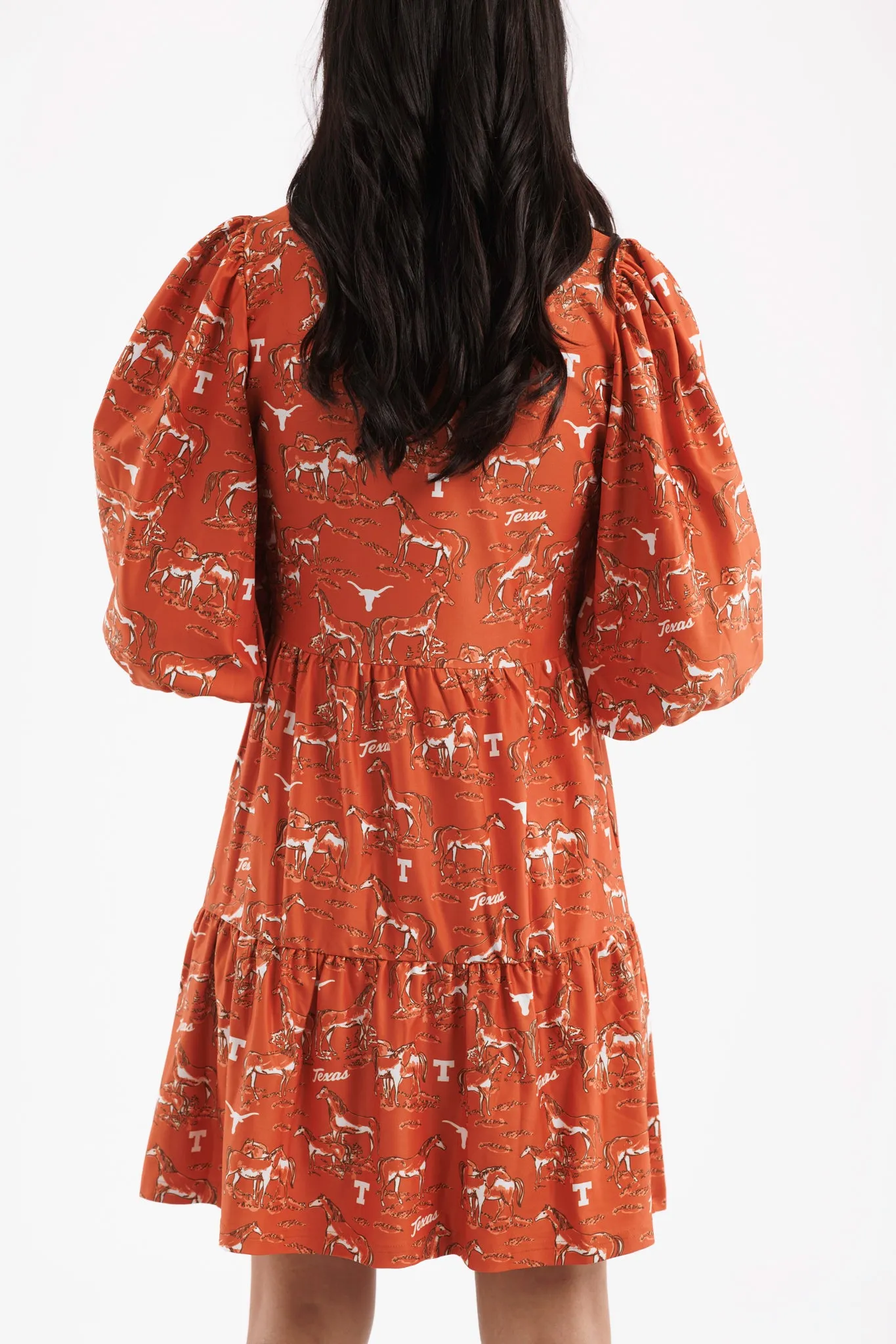 Tailgate Collection Tory Dress - Texas Horse Toile