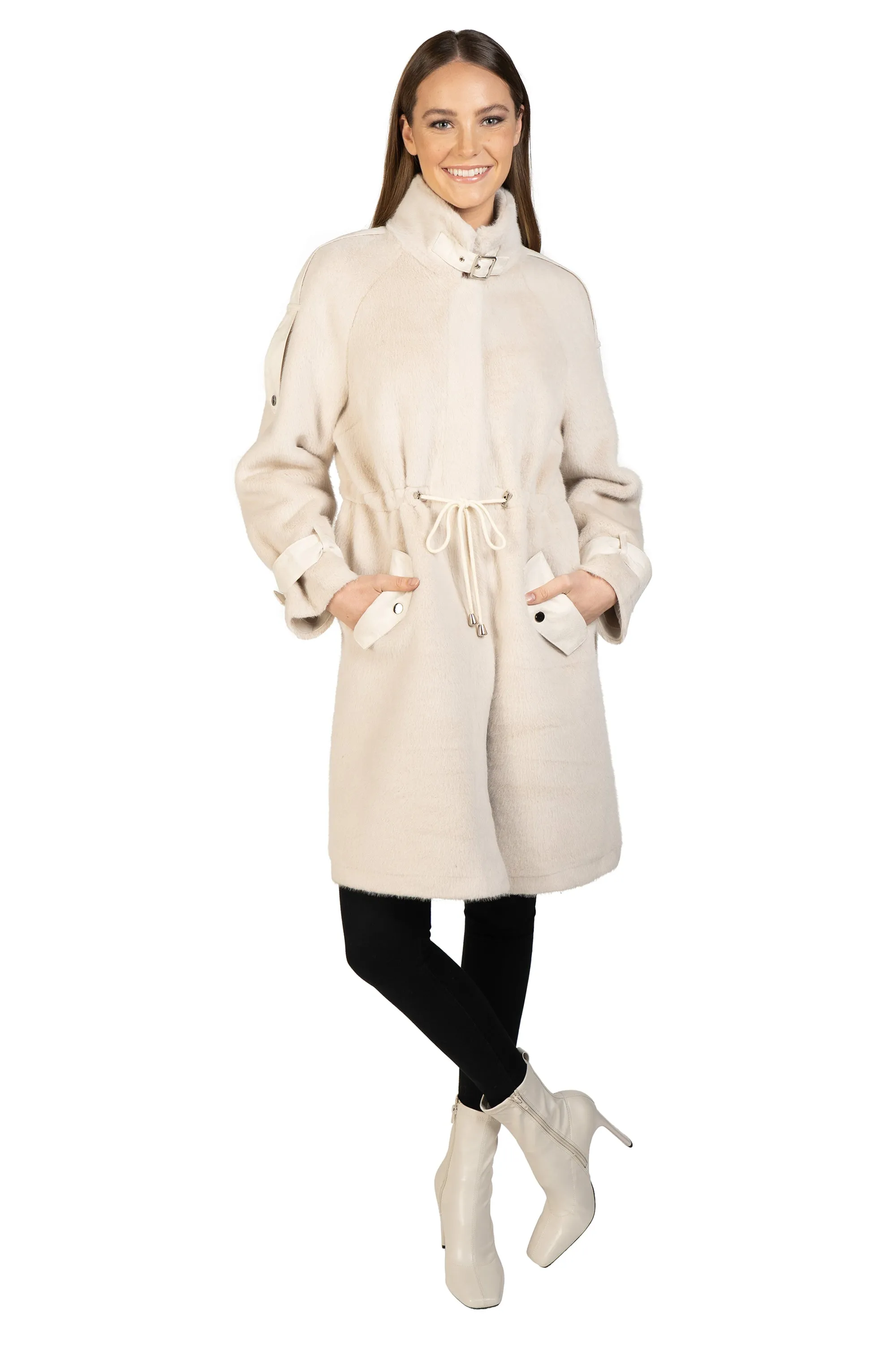 Tracy Faux Fur Parka Coat