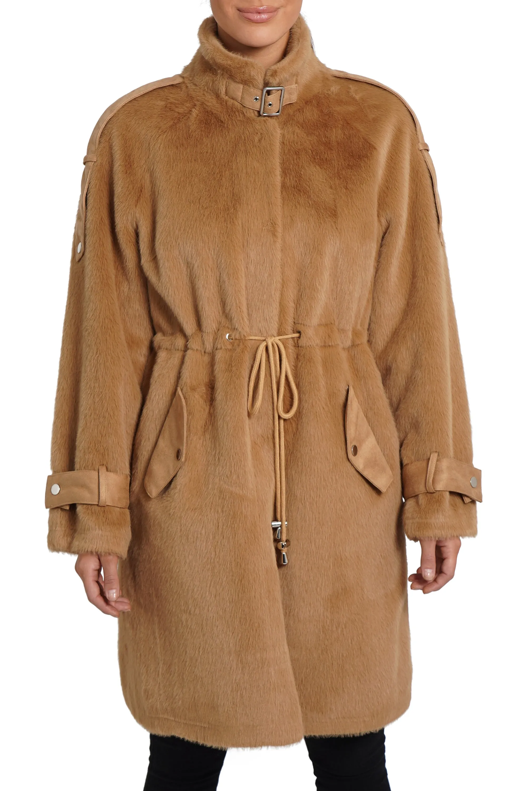 Tracy Faux Fur Parka Coat