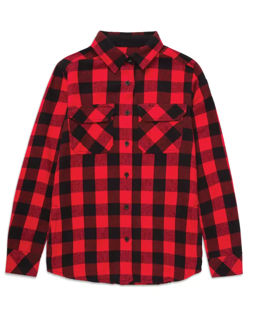 Women's Buffalo Check Flannel Overshirt