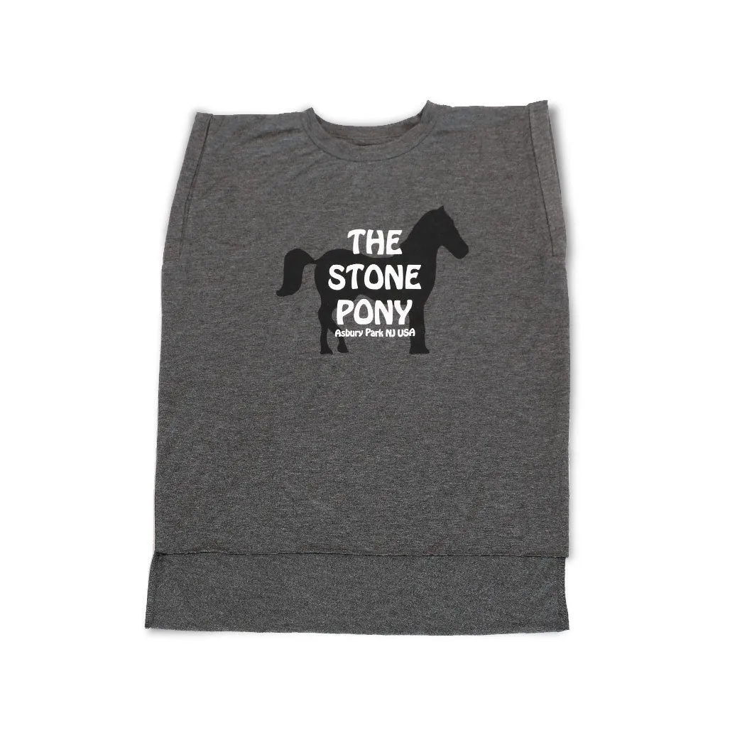 Women's Grey Flowy Tank